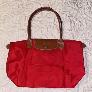 Longchamp Medium Le Pliage - Red